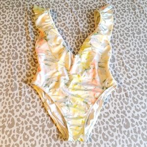 Victoria's Secret PINK Ruffle One Piece Swimsuit